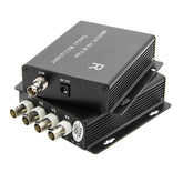 4 HD Video over Coaxial Cable Converter Video to RG59 Coaxial Multiplexer up to 100m for 2MP AHD/CVI/TVI/Analog Cameras A pair